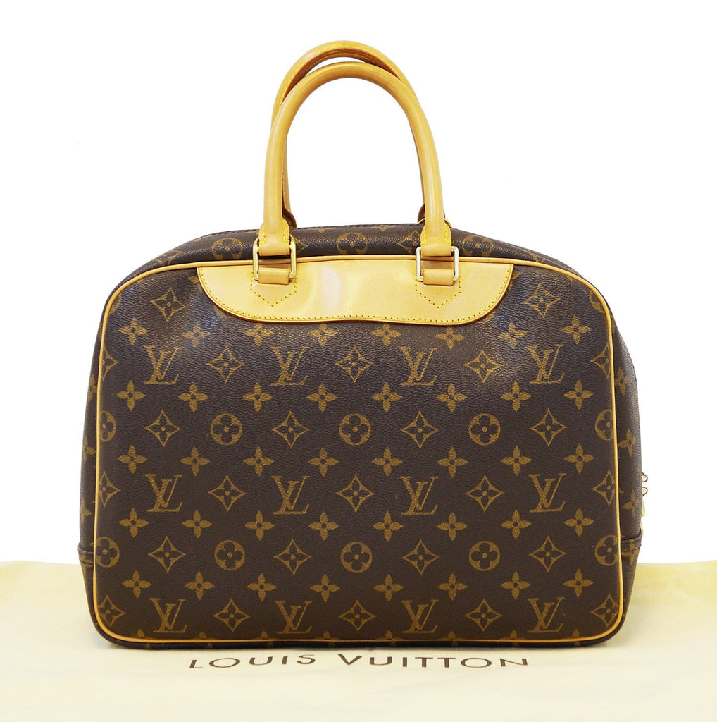 FWRD Renew Louis Vuitton Monogram Deauville Travel Bag in Brown