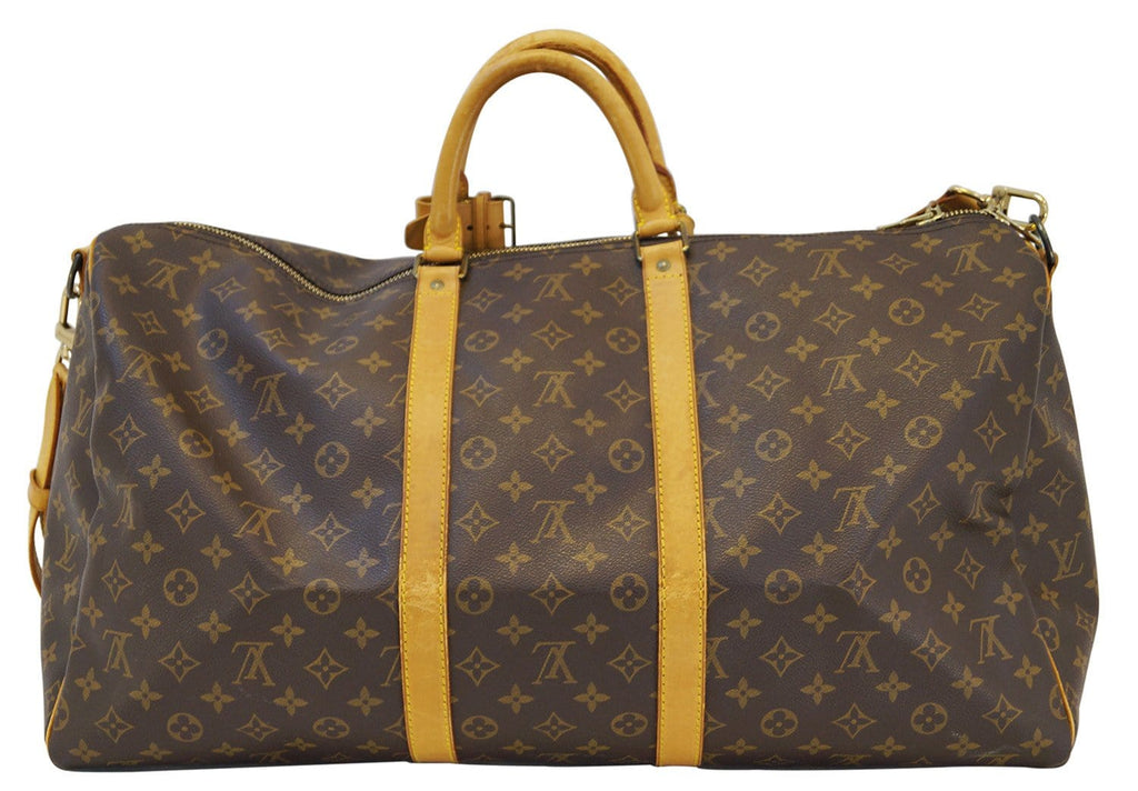 Louis Vuitton LOUIS VUITTON Monogram Sac Trowa Posh 55 Boston Bag M41375 LV  Auth 49622