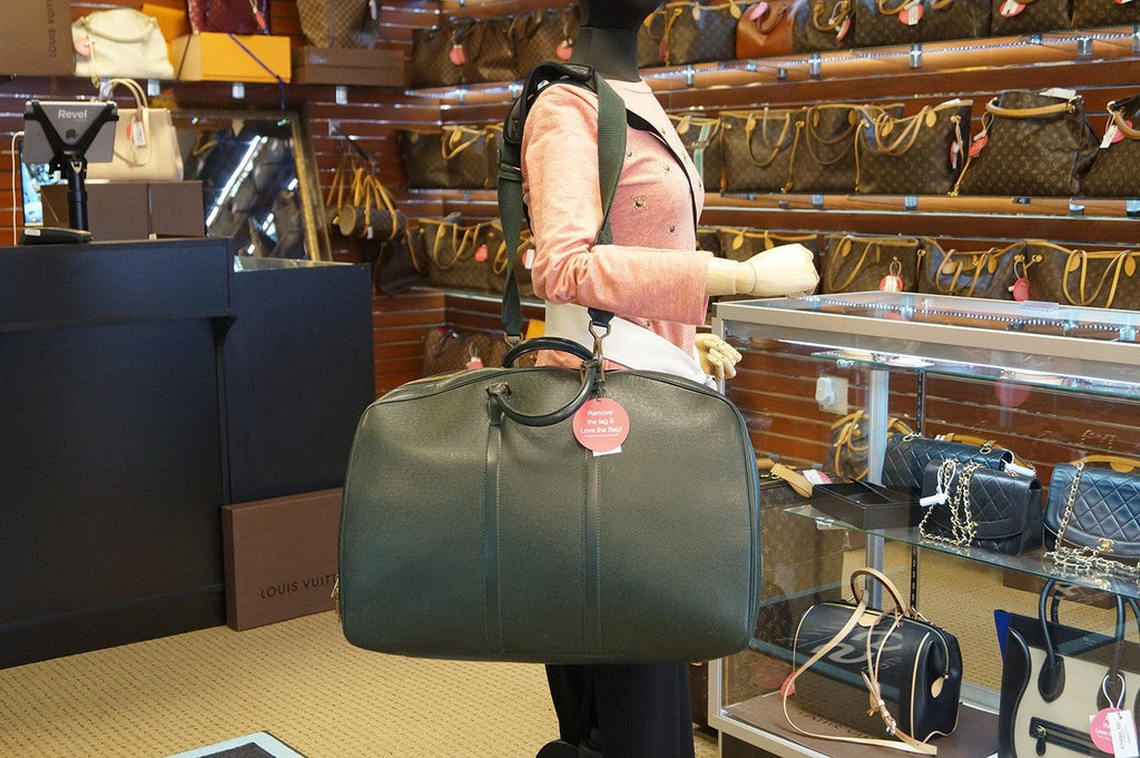 Louis Vuitton Helanga Bag Taiga Leather 1 Poche - OneLuxury