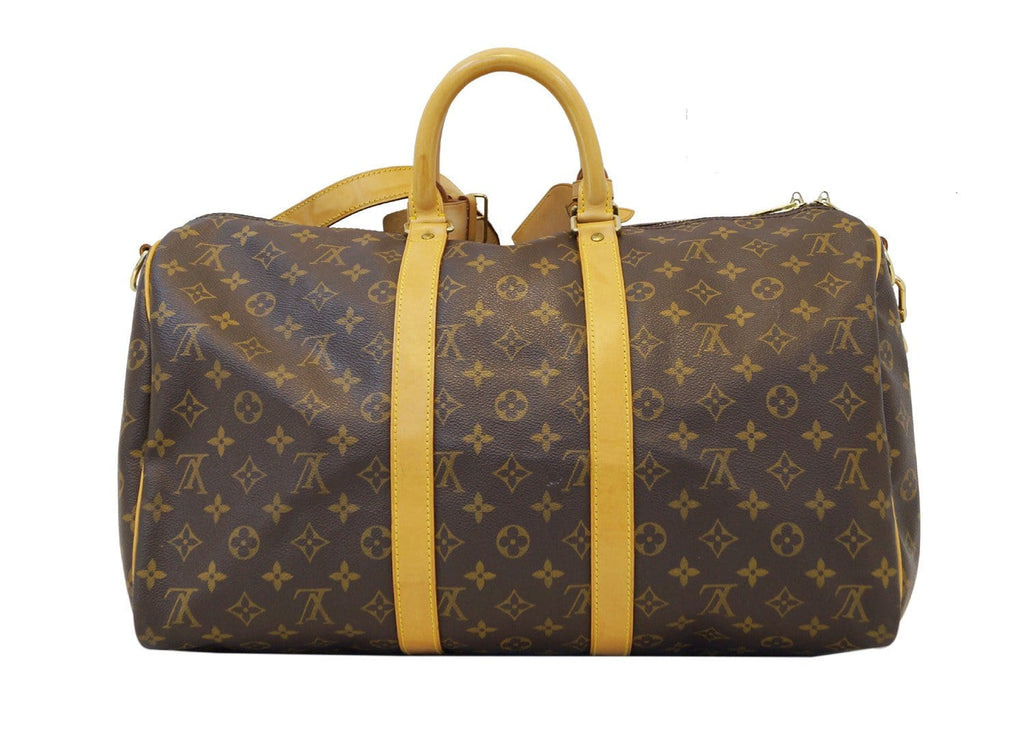 LOUIS VUITTON Monogram Multicolor Keepall 45 Boston Bag White M92641 L