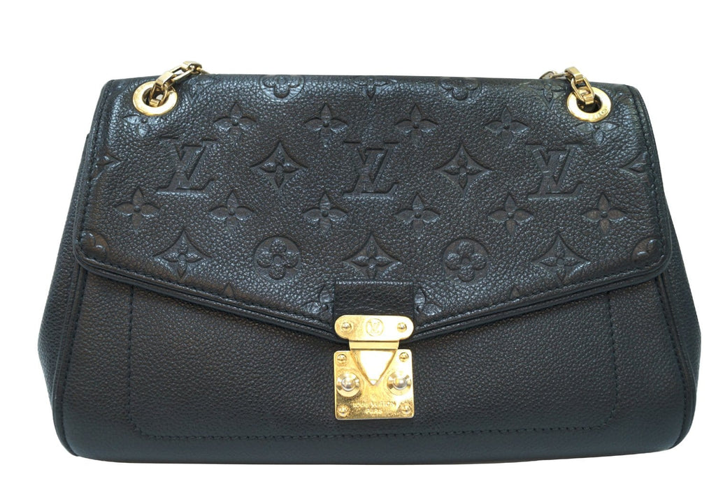 Louis Vuitton Saint Germain Handbag Studded Monogram Empreinte Leather BB  Gray 1498252