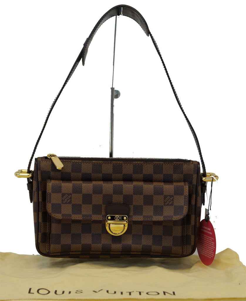 Louis+Vuitton+Ravello+Shoulder+Bag+GM+Brown+Canvas+Damier for sale