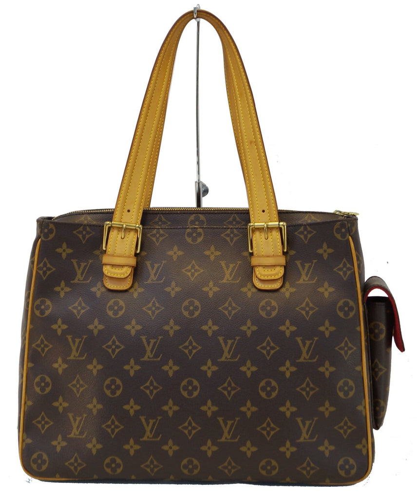 Louis Vuitton Multipli Cité handbag in brown monogram canvas and natural  leather