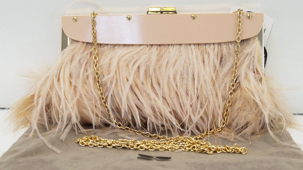 Clutch Bags BCBGMAXAZRIA Portia Ostrich Feather