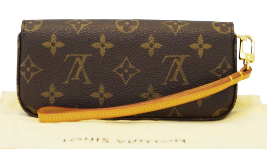 Louis Vuitton glasses case Pochette Lagoon 14145 Brown Unisex