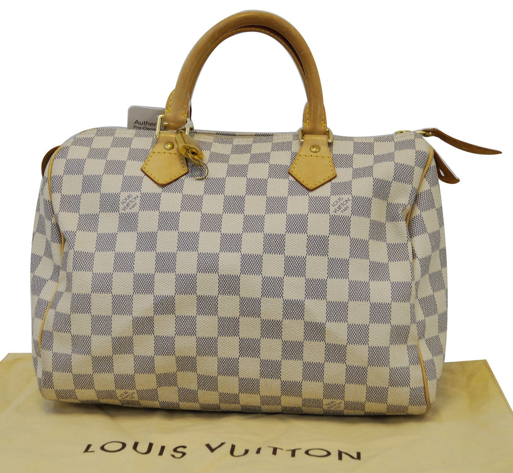 Louis Vuitton Damier Azur Speedy 30 Archives - High Heel Confidential