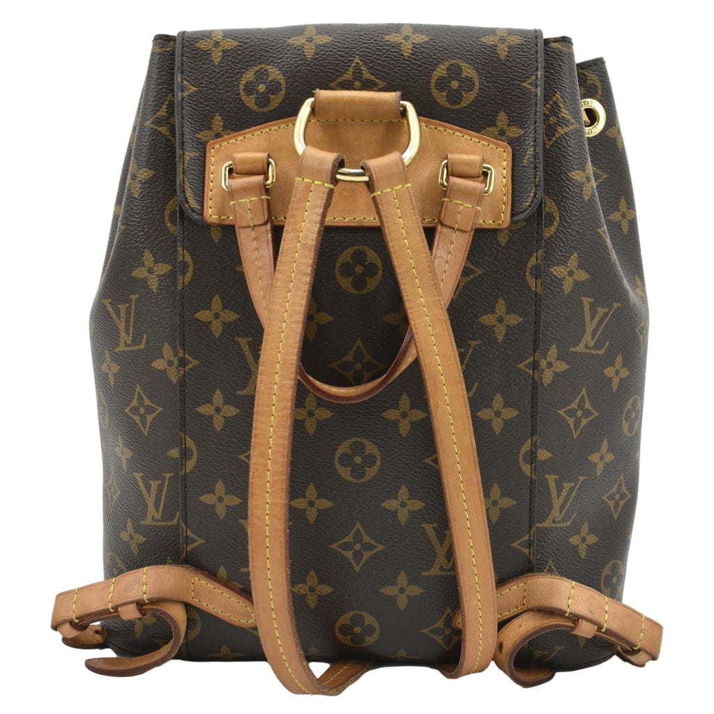 Montsouris cloth backpack Louis Vuitton Brown in Cloth - 36588203