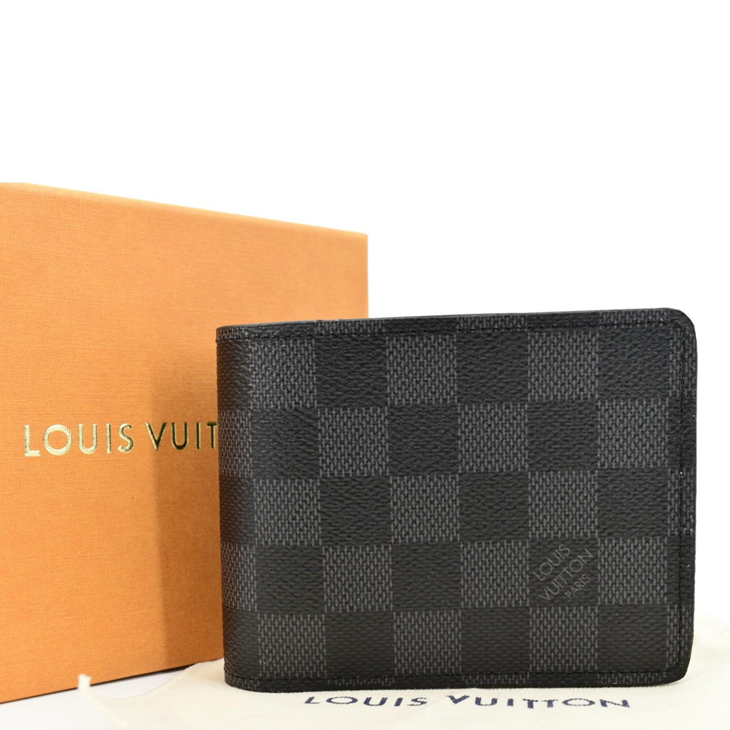 LV Short wallet graphite