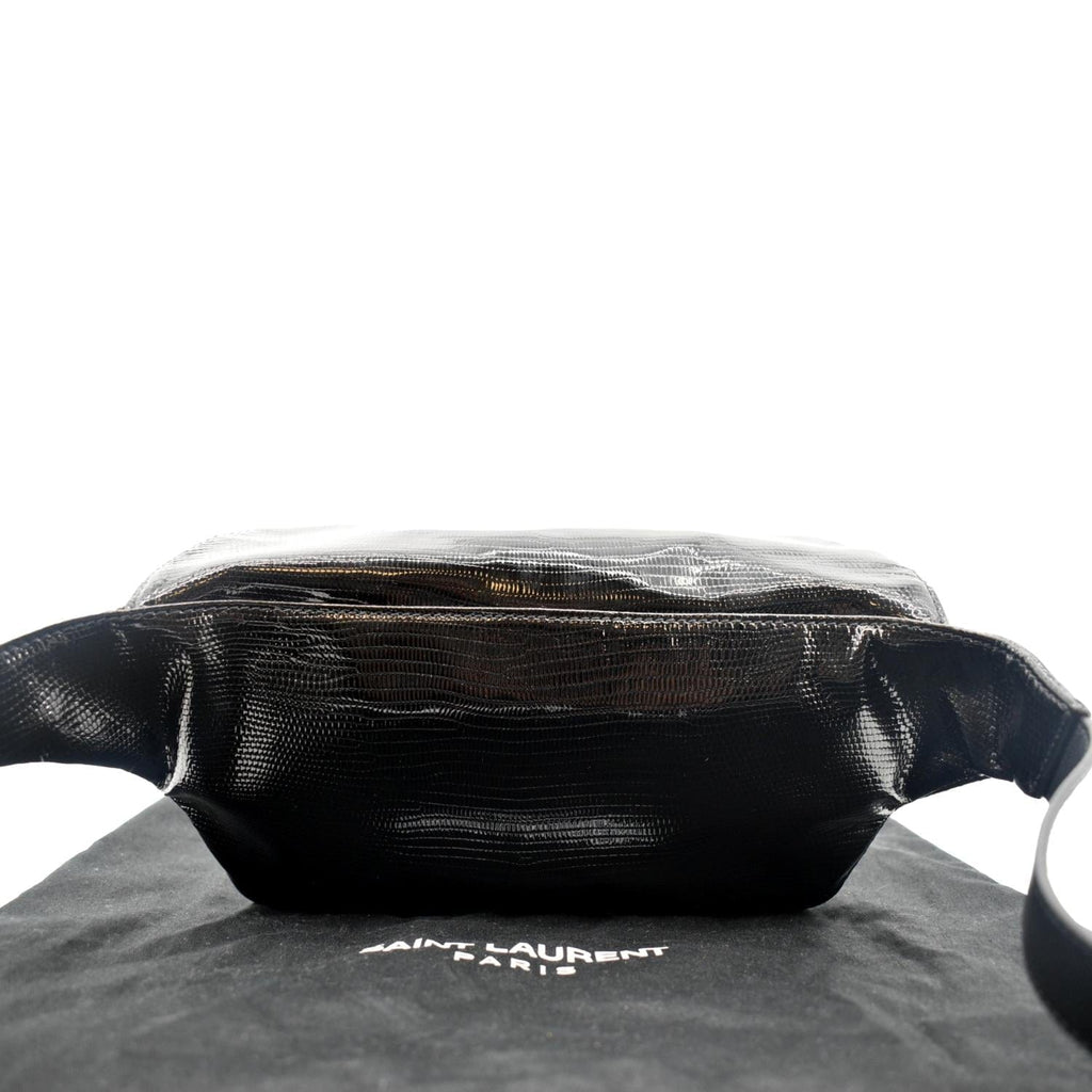 Saint Laurent Black Patent Belt Bag – Dina C's Fab and Funky