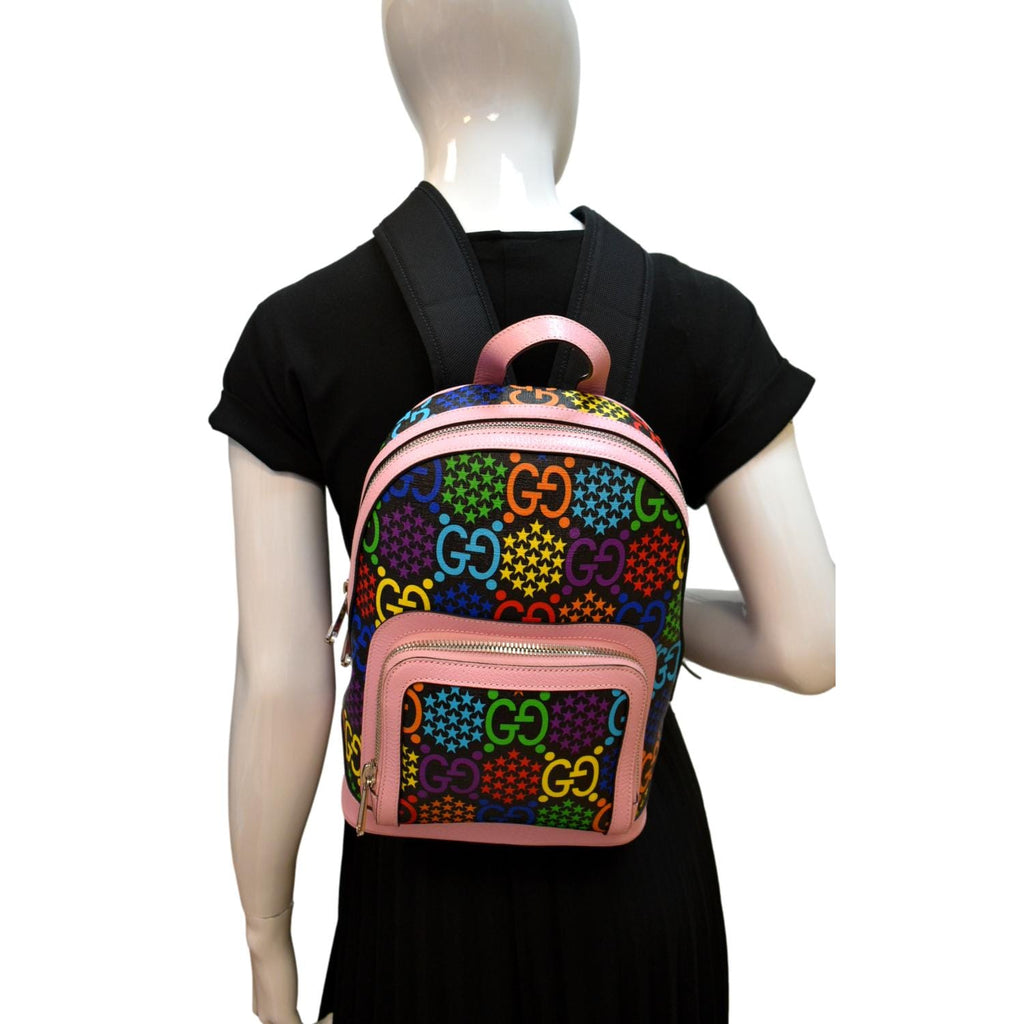 Gucci Small GG Psychedelic Backpack in Black