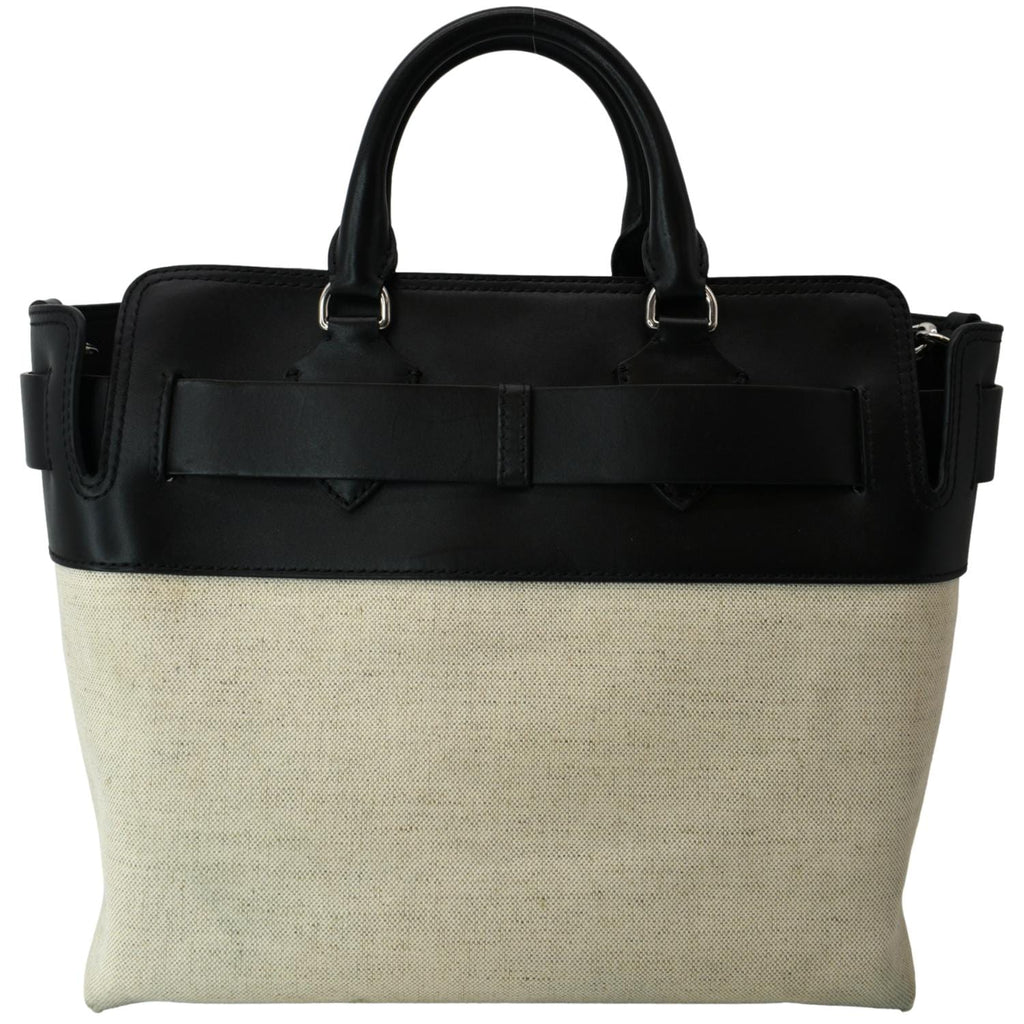Burberry Medium Soft Grain Calfskin Belt Bag - Black Handle Bags
