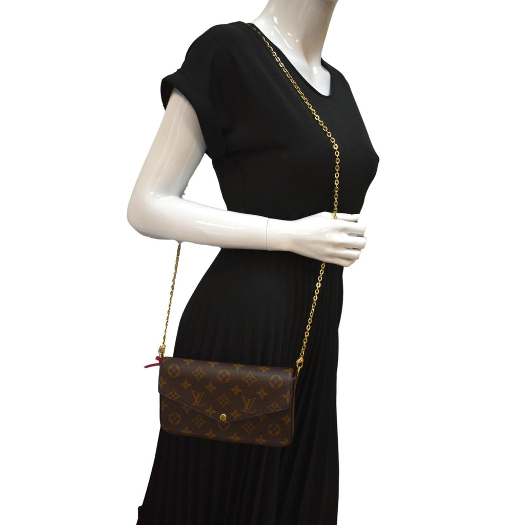 LV Pochette Felicie Designer Clutch Purse M63032  Designer shoulder bags, Designer  clutch, Clutch purse