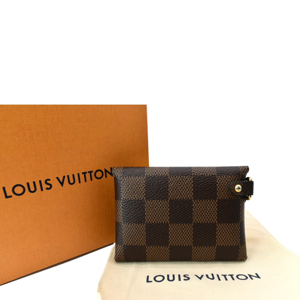 Kirigami leather clutch bag Louis Vuitton Brown in Leather - 31235625