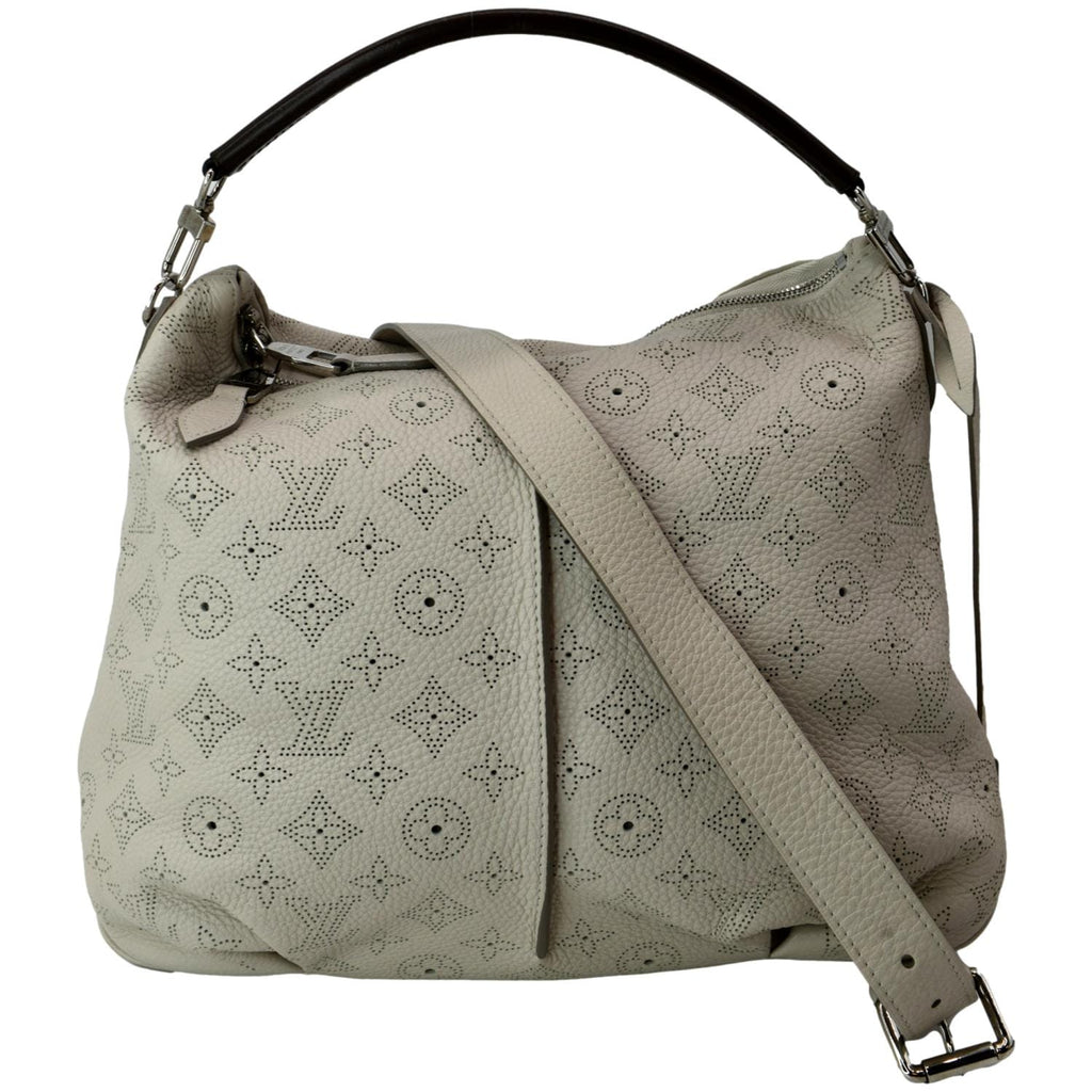 Louis Vuitton Sable Monogram Mahina Leather Selene MM Bag