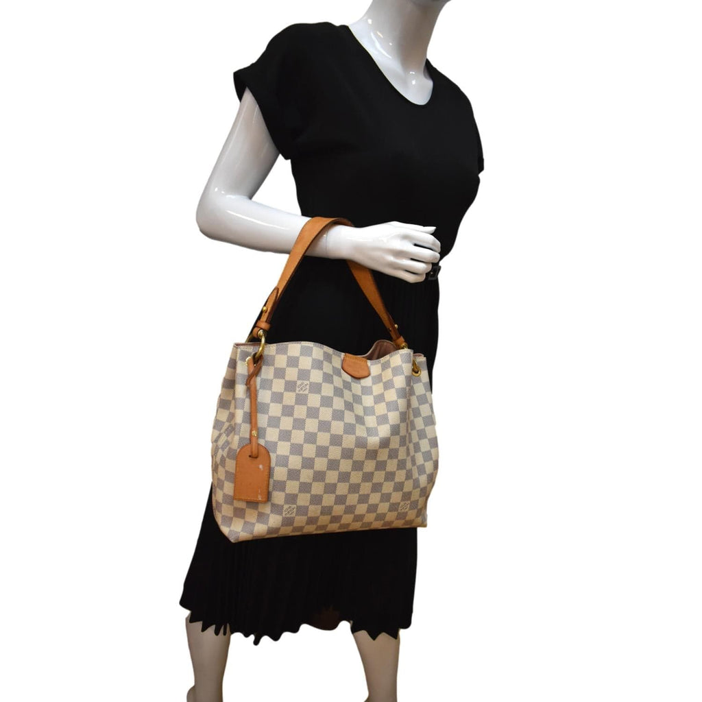 Louis Vuitton Damier Azur Graceful MM - Neutrals Hobos, Handbags -  LOU812575