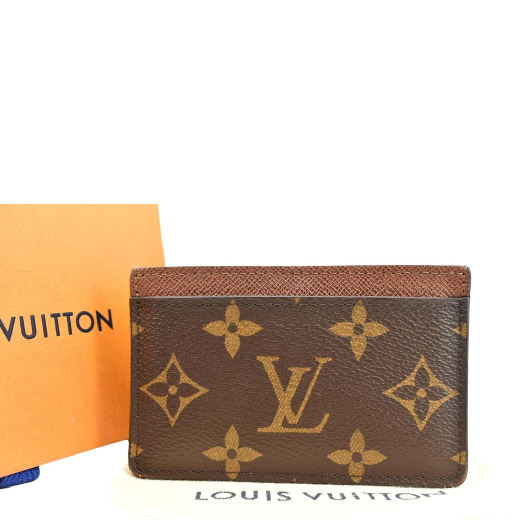Card wallet Louis Vuitton Brown in Cotton - 36541516
