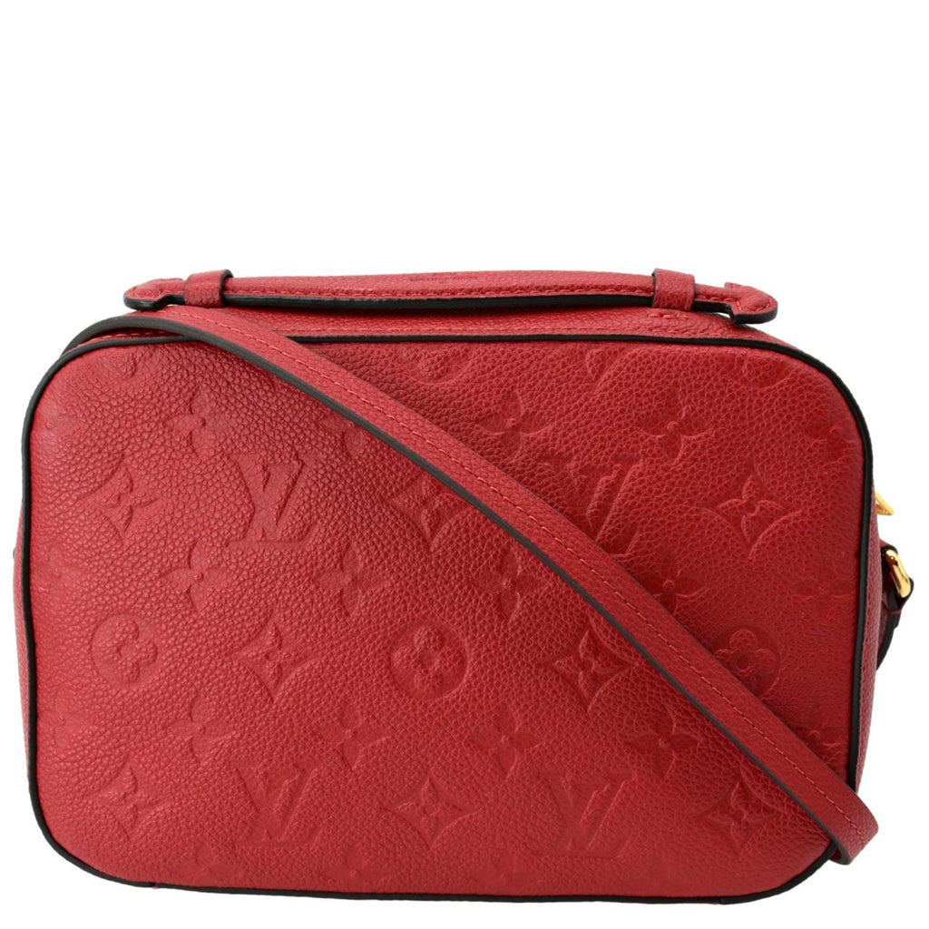 LOUIS VUITTON Monogram Saintonge Shoulder Bag Red M43556 LV Auth 38215  Cloth ref.854354 - Joli Closet
