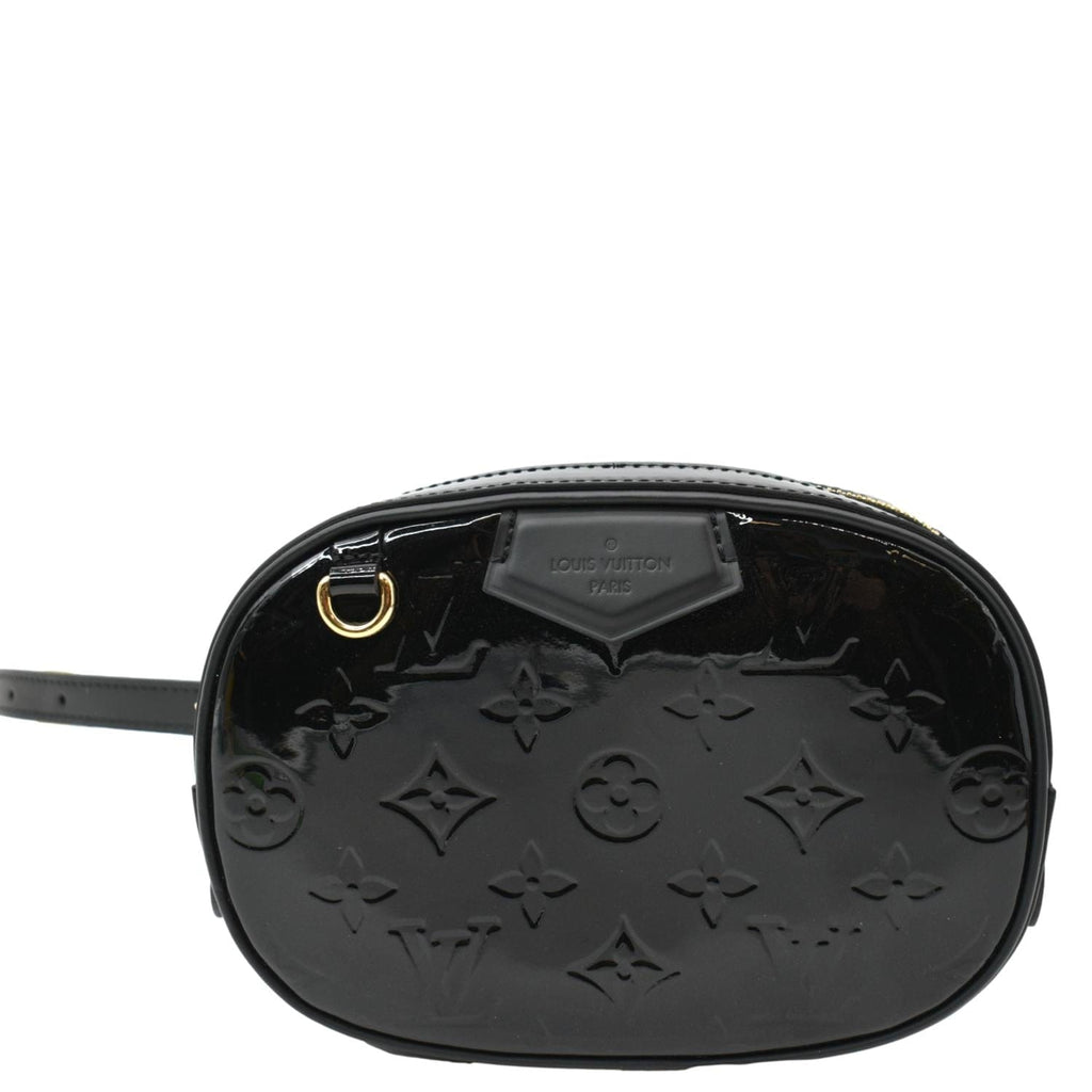 Louis Vuitton Round Convertible Belt Bag, Black Vernis Patent Leather, New  in Box WA001