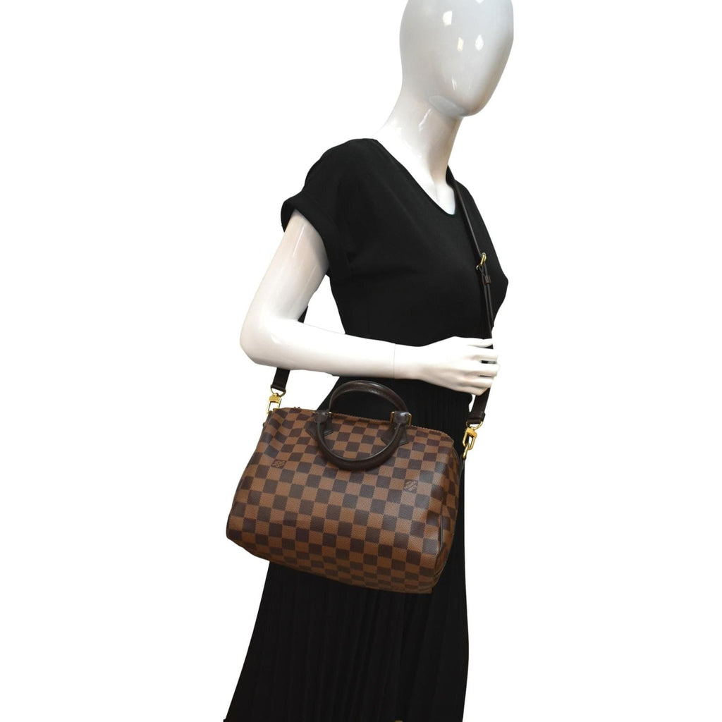 Louis Vuitton Damier Ebene Speedy Bandouliere 25 - Brown Handle Bags,  Handbags - LOU796810