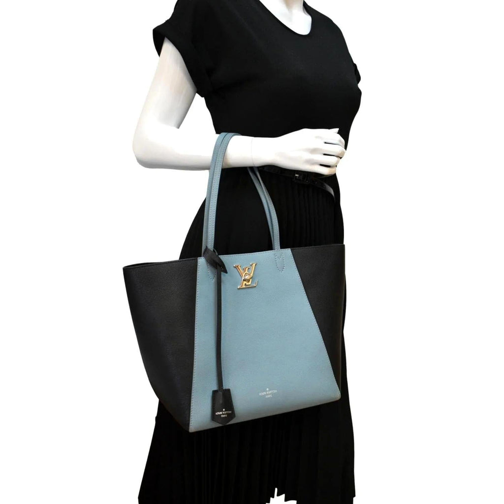 Louis Vuitton Python Lockme Cabas - Black Totes, Handbags - LOU753502