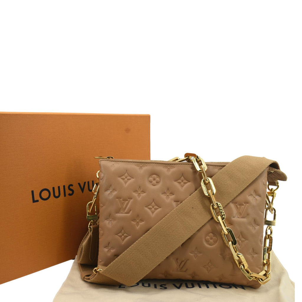 LV Coussin Collection Small Embossed Lamb Leather HandbagM21353 in 2023