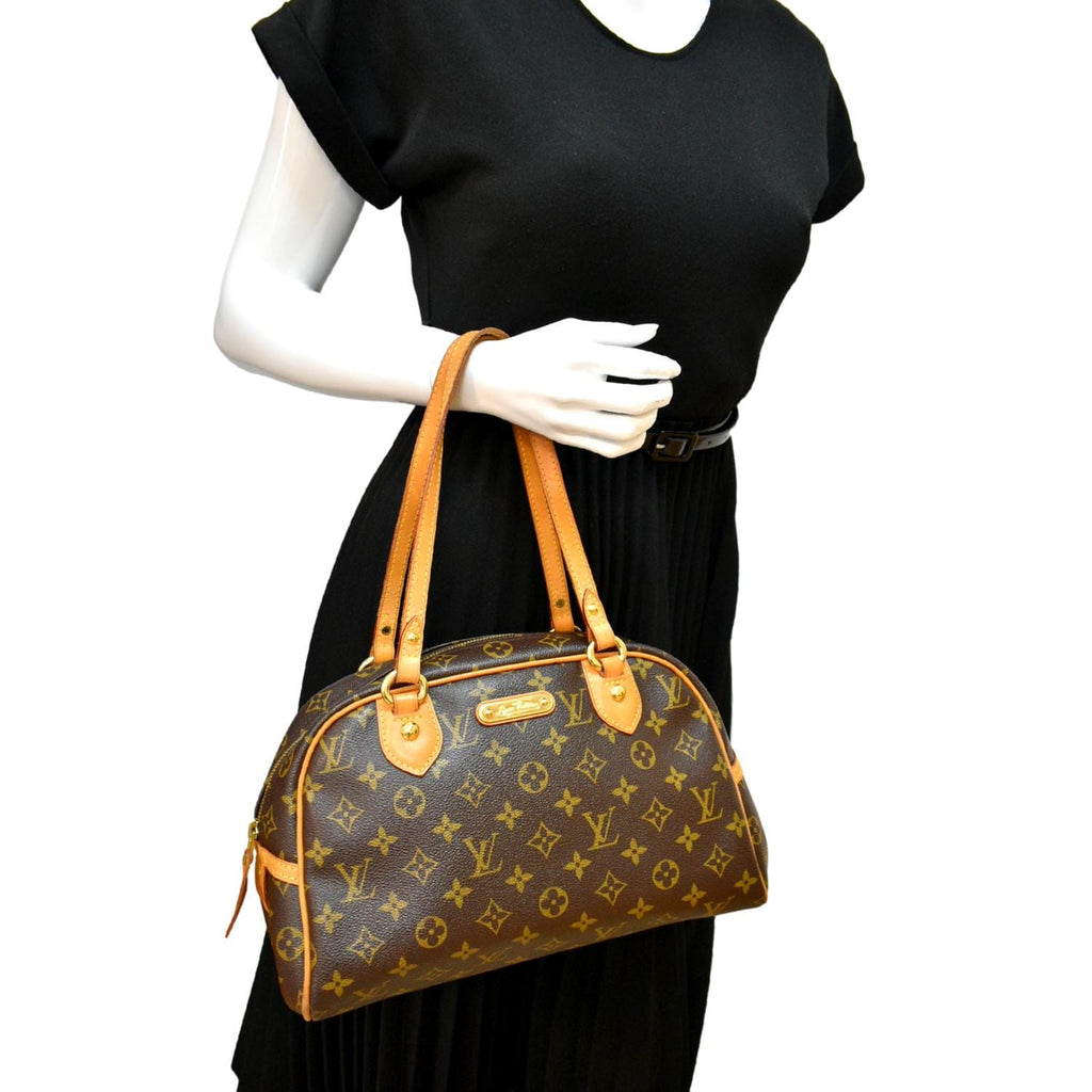 Louis Vuitton Hand Bag Montorgueil Pm Monogram Bag Added Strap