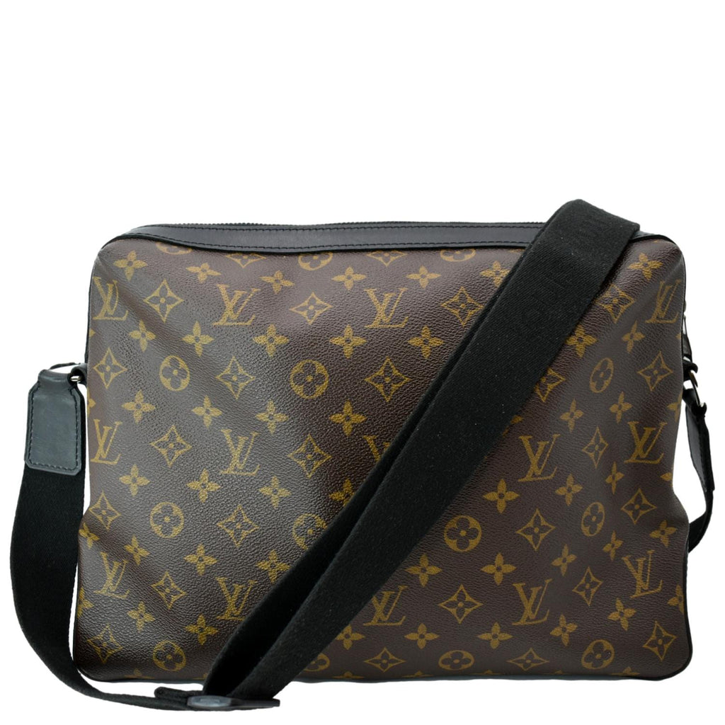 Louis Vuitton Monogram Macassar Monogram Unisex 2way Leather Small Shoulder Bag, Brown