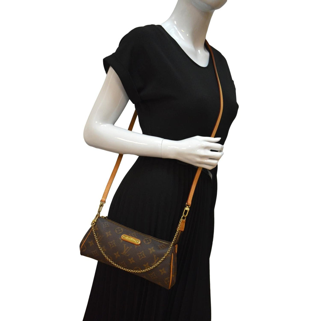 Eva crossbody bag Louis Vuitton Brown in Synthetic - 34728359