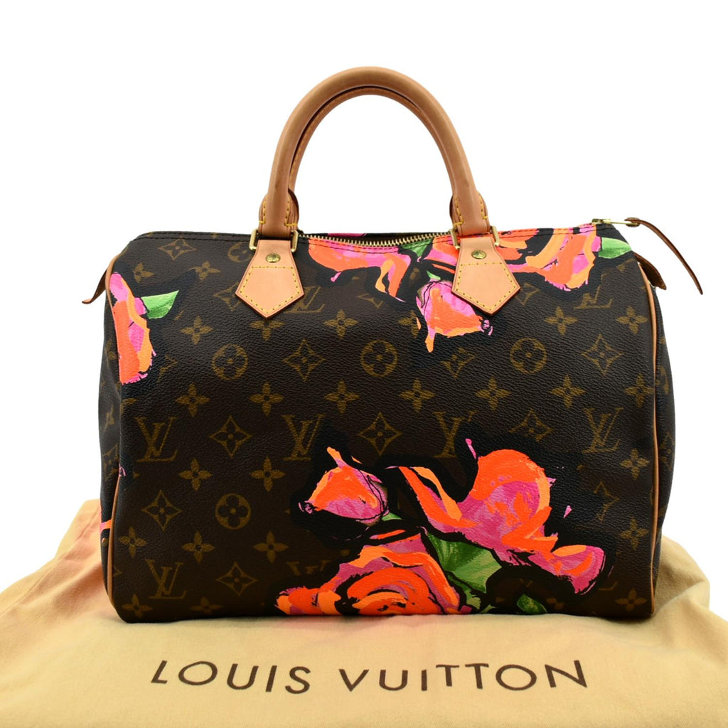 Louis+Vuitton+Speedy+Duffle+30+Brown+Multicolour+Canvas+Monogram+Rose for  sale online