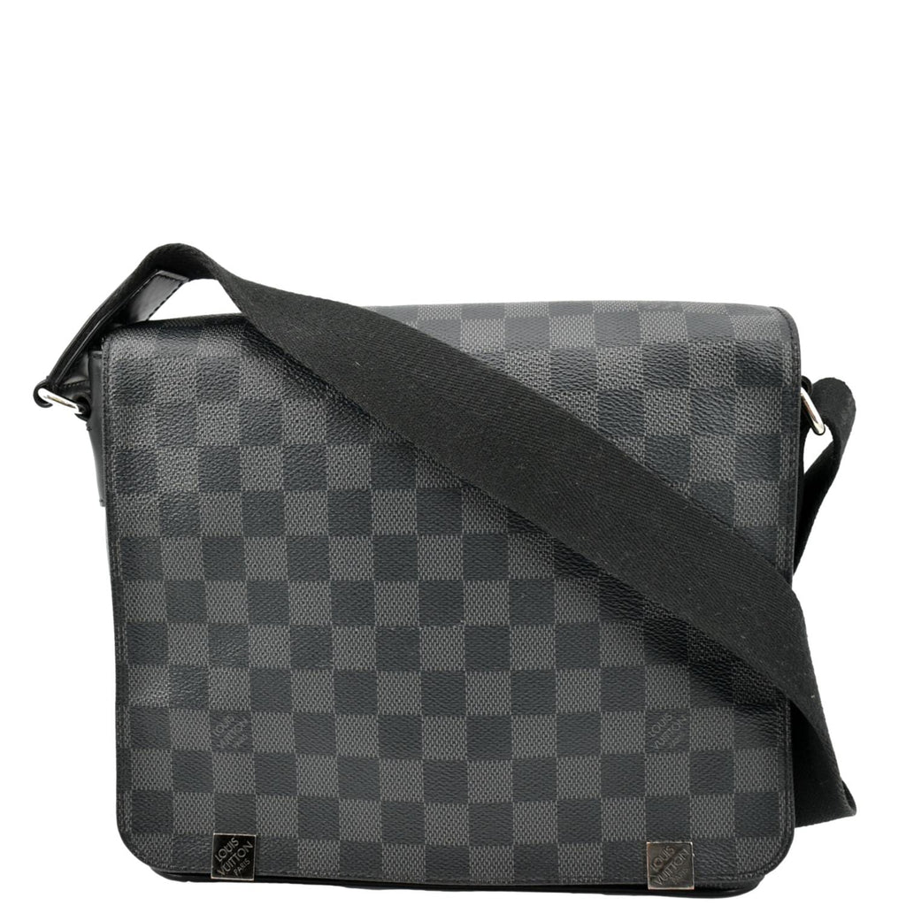 Louis Vuitton District NM Messenger Bag Damier Graphite PM Black 221769282