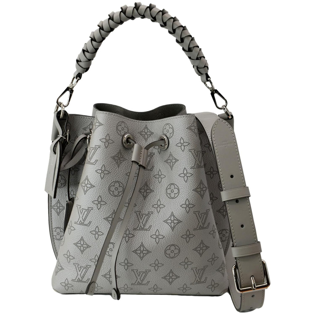 Louis Vuitton Light Grey Perforated Monogram Mahina Muria Silver Hardware,  2021 Available For Immediate Sale At Sotheby's