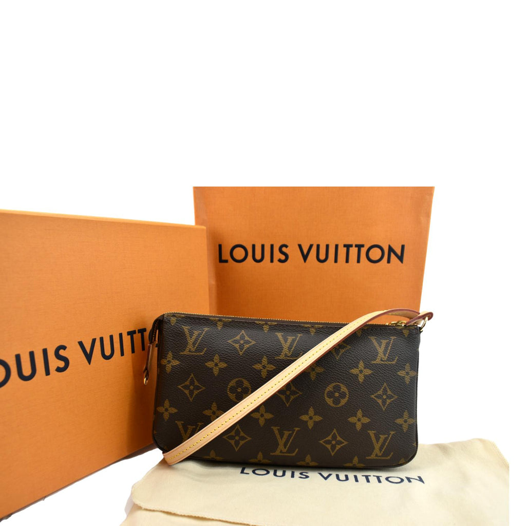 Pochette accessoire vinyl handbag Louis Vuitton Brown in Vinyl - 37315644