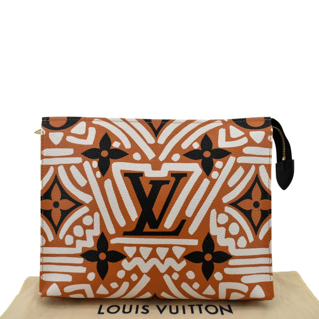 Louis Vuitton Orange Monogram Giant Crafty Toiletry Pouch 26 Multiple  colors Cloth ref.922057 - Joli Closet