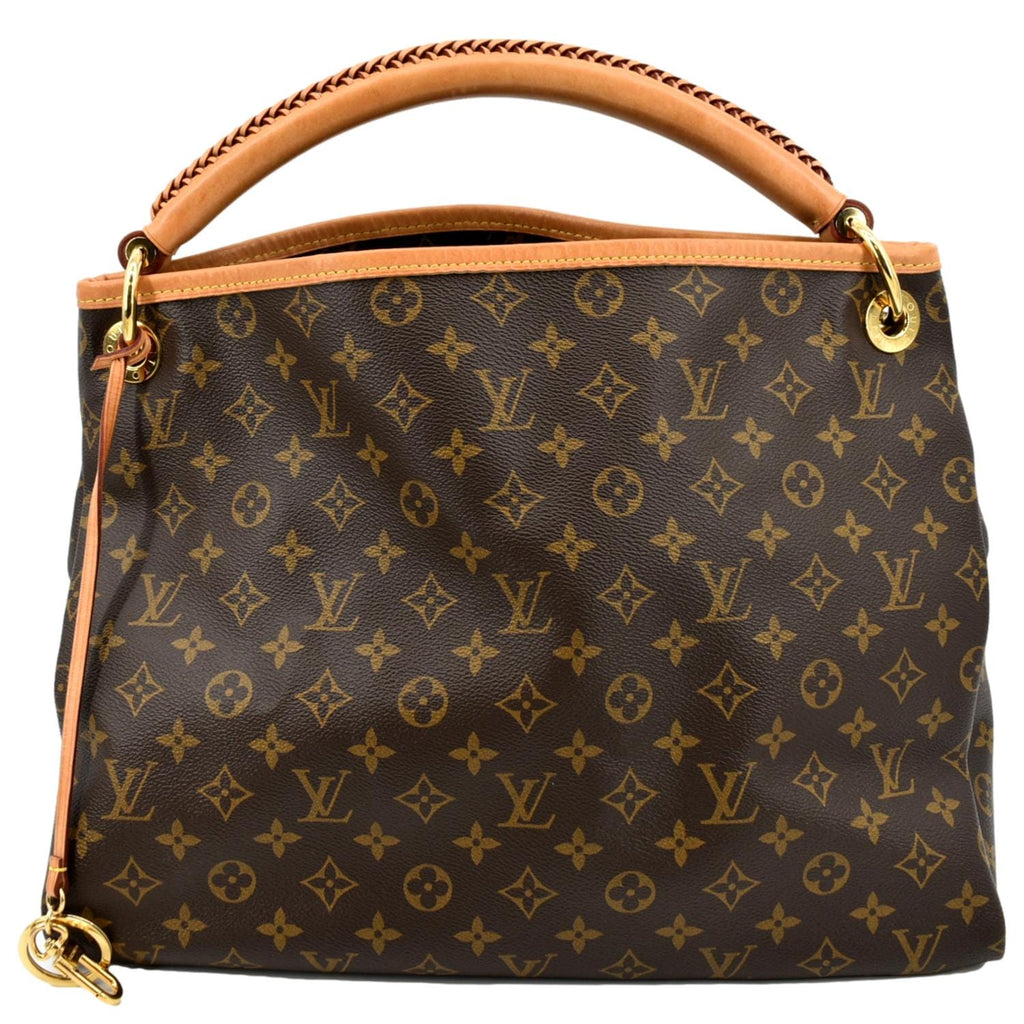 Artsy cloth handbag Louis Vuitton Brown in Cloth - 38503058