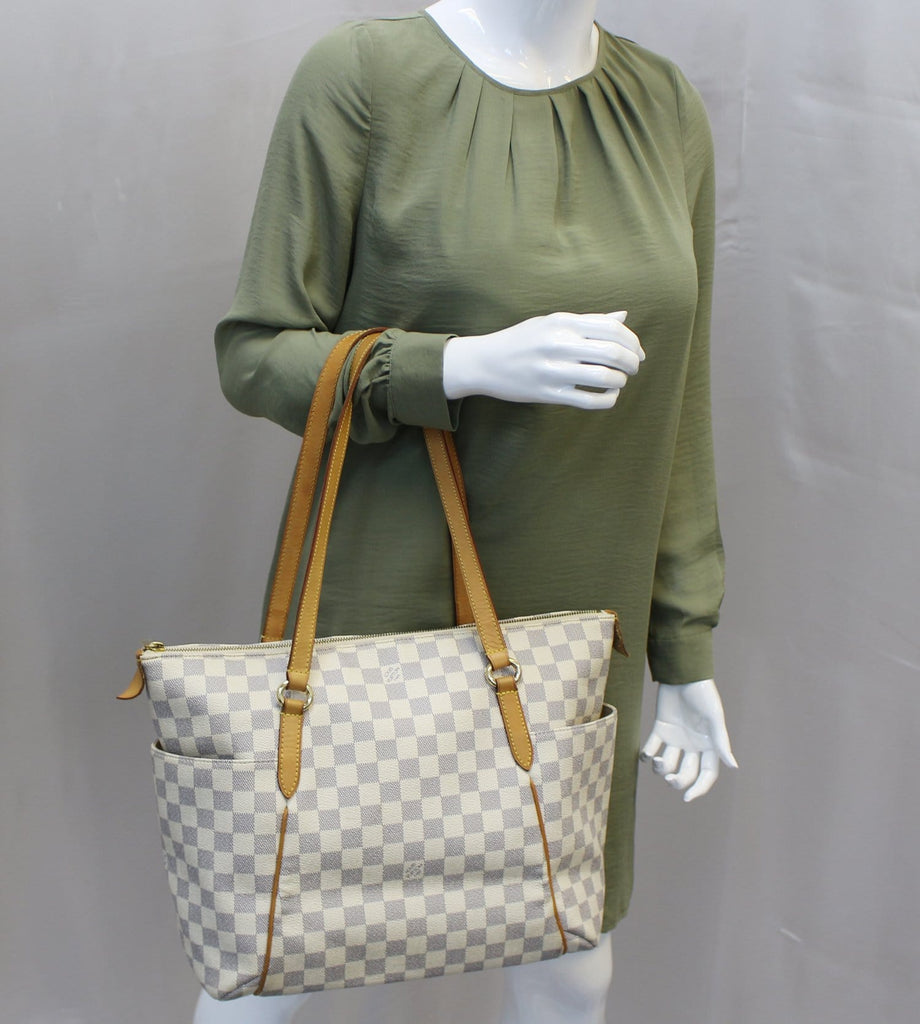 Louis Vuitton Totally MM Damier Azur Tote Bag – Luxury Cheaper