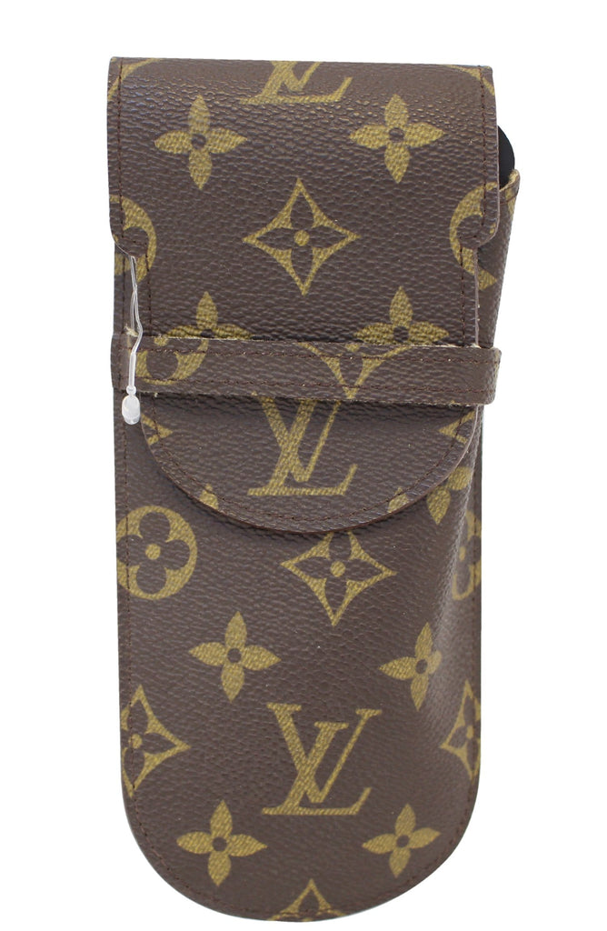 LOUIS VUITTON Monogram Canvas Simple Glasses Case