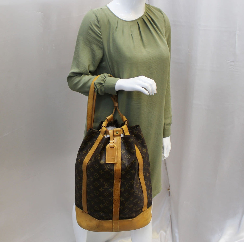 SOLD* Louis Vuitton Monogram Randonnee GM Backpack Bag – Priscilla Posh