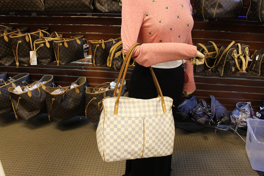 LOUIS VUITTON Damier Azur Figheri PM Shoulder Bag - More Than You Can  Imagine