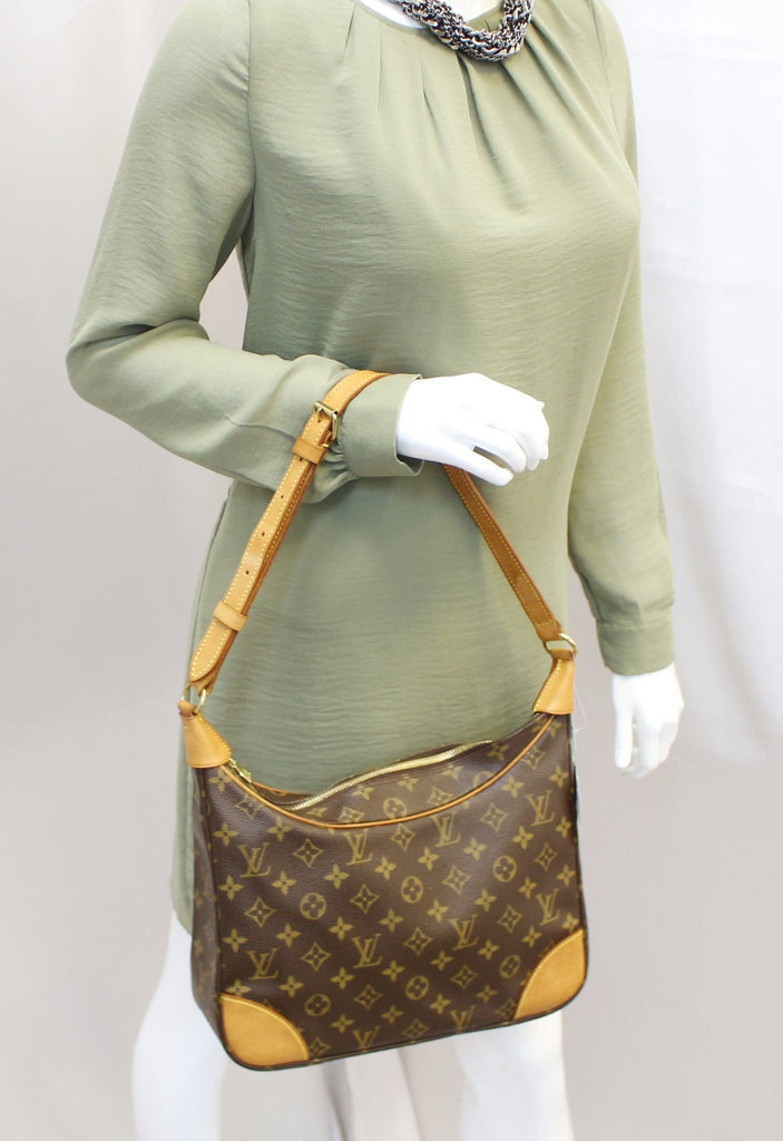 Auth Louis Vuitton Monogram Boulogne 30 Shoulder Bag M51265 Used