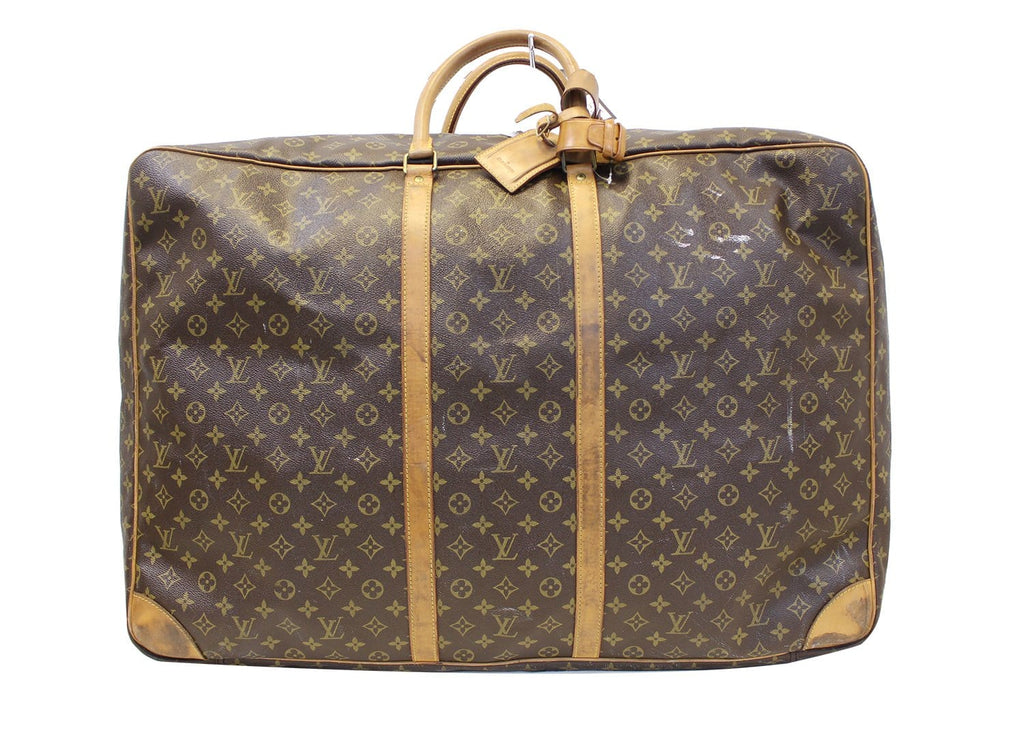 Louis Vuitton Monogram Canvas Sirius 70 suitcase M41400 Brown Cloth  ref.970690 - Joli Closet