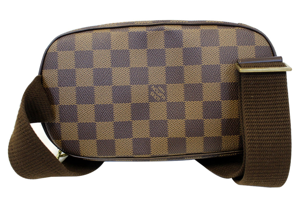 Louis Vuitton Damier Pochette Gange Leather Fabric Brown Cross body bag 629