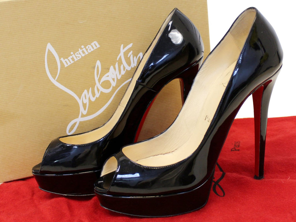 Louis Vuitton red bottoms peep toe heels for Sale in Plano, TX