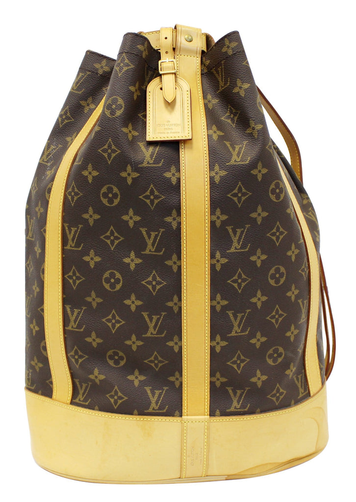 LOUIS VUITTON Monogram Canvas Randonnee GM Backpack Bag E3957