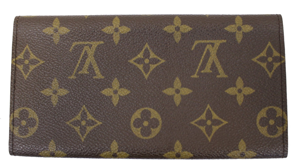 Louis Vuitton Monogram LV Long Wallet Porte Valeurs Cartes Credit Yen