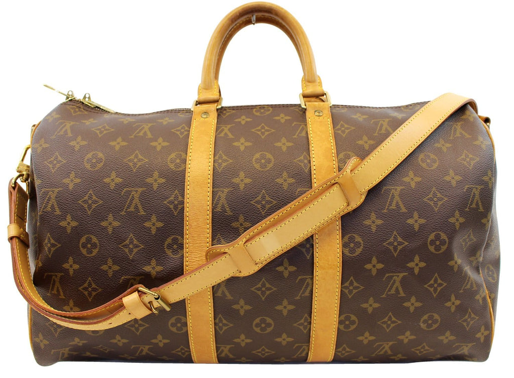 Louis Vuitton Monogram Camouflage Keepall 45 Bag Hand Shoulder Khaki New  receipt