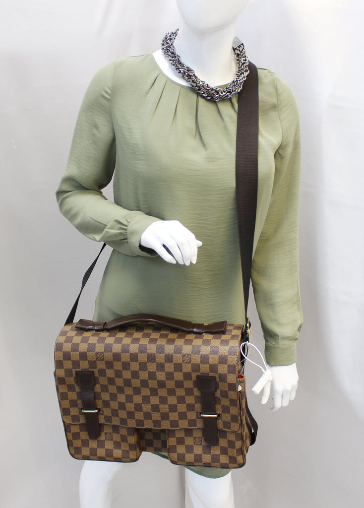 Louis Vuitton Damier Ebene Canvas Broadway Messenger Bag, myGemma