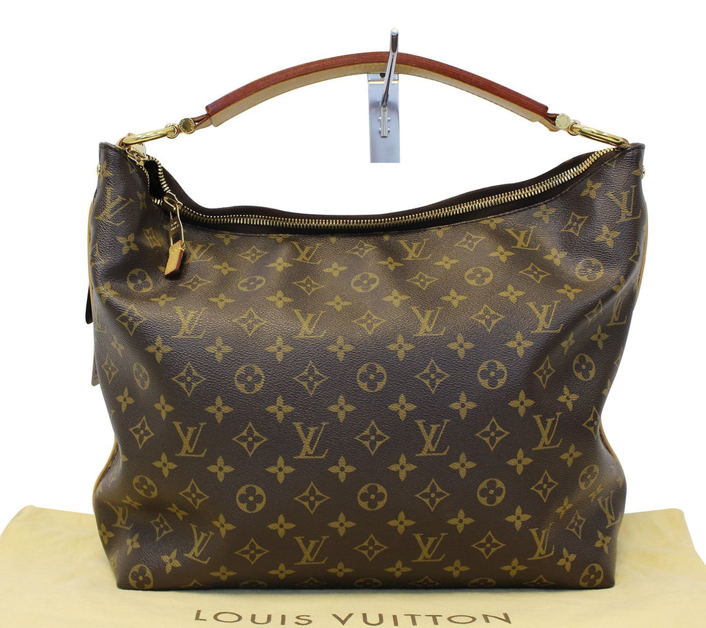 Louis Vuitton Monogram Canvas Sully Mm Brown Shoulder Bag