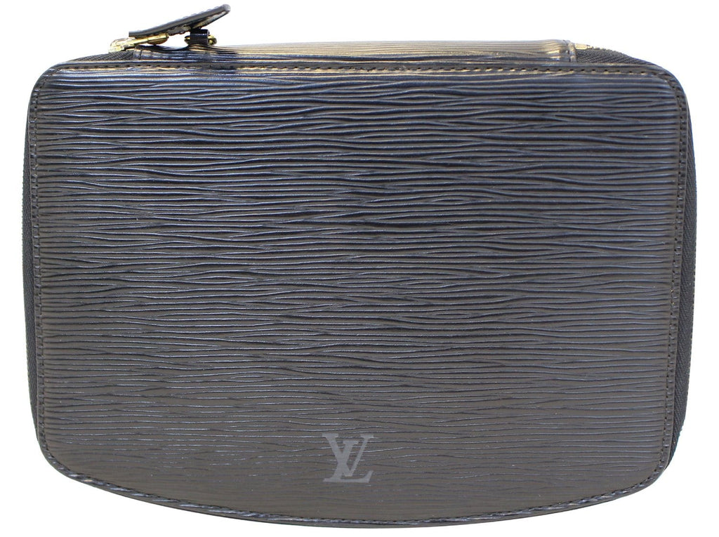 Louis Vuitton Black Epi Leather Monte-Carlo Travel Jewelry Case