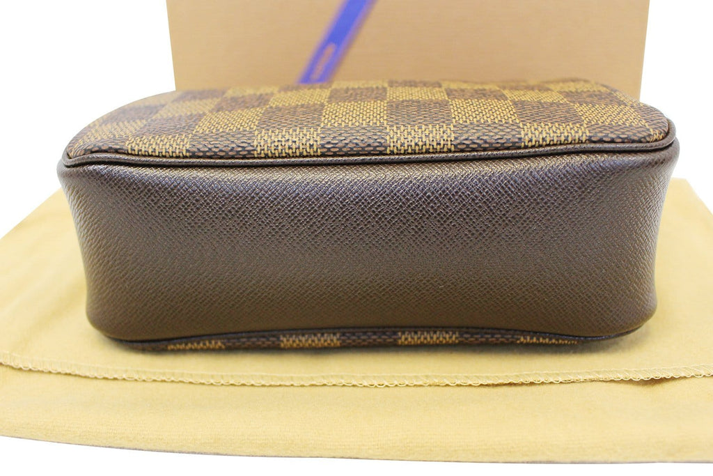 Authenticated used Louis Vuitton Damier Truth Makeup N51982 Pouch Handbag Ladies, Adult Unisex, Size: (HxWxD): 13.5cm x 16cm x 5cm / 5.31'' x 6.29'' x