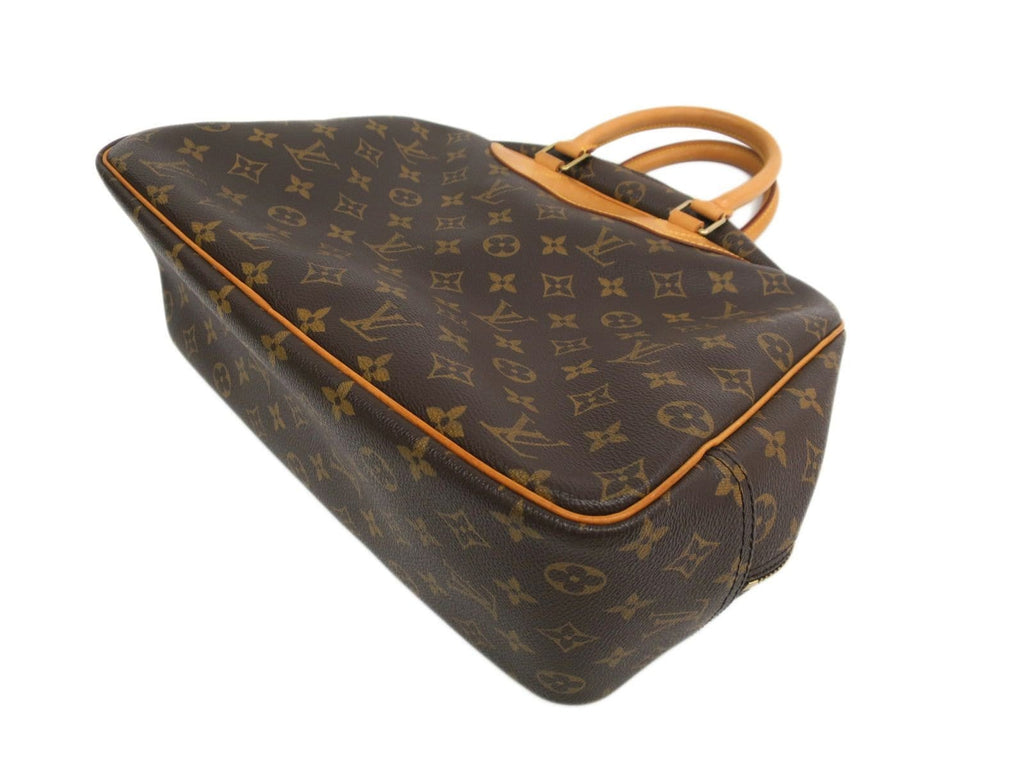 Authenticated Used Louis Vuitton Handbag Deauville Brown Monogram M47270 Bowling  Vanity Canvas Nume Leather **1917 LOUIS VUITTON Boston Tote 